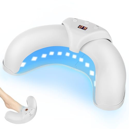 Nagelpilz-Lichtgerät: Reparieren und Reinigen von verfärbten, verdickten Fingernägeln und Zehennägeln – Sicher, zuverlässig und falzbar für einfachen Heimgebrauch