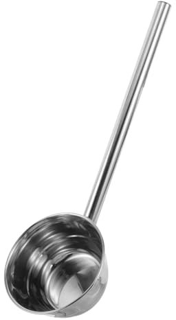 Warmhm Metallschöpfkelle Mit Ausgießer Aus Langer Griff Für Wasser Und Suppe Verschleißfestes Küchenwerkzeug Zum Servieren Und Kochen
