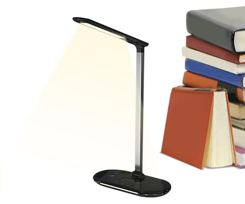 Lámpara de Escritorio Regulable Iluminación Ajustable Con Cuidado Ocular