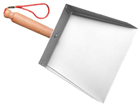 UPKOCH Kleine Kehrschaufel Klein aus Edelstahl Kleiner Kehrschaufel aus Metall Praktisch und Fein Verarbeitet für Zuhause und Arbeitsplatte