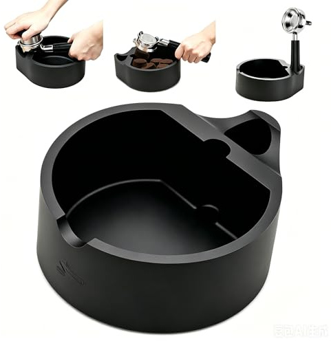 Multifunction Coffee Knock Box for Ninja Luxe Cafe Espresso Accessories | Multi-functional Design Anti-slip & Stable Food-Grade Silicone Reduce Noise Storage Large Capacity Easy to Use & Clean