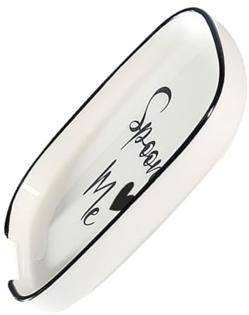 OHPHCALL Poggiamestolo in Ceramico per Cucina Porta Cucchiaio da Cucina Lavorazione Fine per Decorazioni Tavolo da