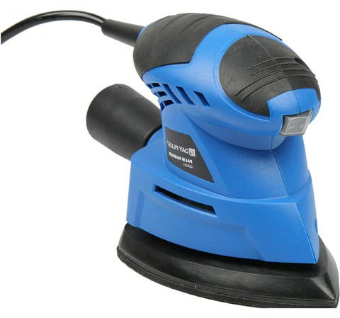 Detail Mouse Sander, Multi-Sander, 130W 12000RPM Compact Sander Machine with 6pcs Sanding Pads (2x80 & 2x120 & 2x240 Grits), Dust Collection System, for Home Decoration DIY