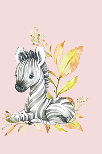 Notizbuch für Kinder – kleines Zebra - Malbuch - Skizzenbuch, Schule - für Jungen & Mädchen, Notizheft, blanko DIN A5 120 Seiten