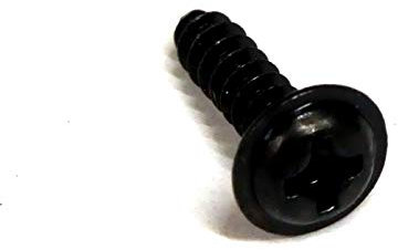 Linsenkopf Blech-/Holzschrauben, mit Bund und Spitze und PH Kreuzschlitz, Abmessung: 2,3 x 8 mm, VE=100 Stück, Kopfdurchmesser = 6mm, Werksoff: Stahl schwarz