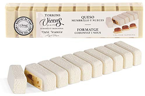 Turrón de Queso, Membrillo y Nueces 300g Alargado