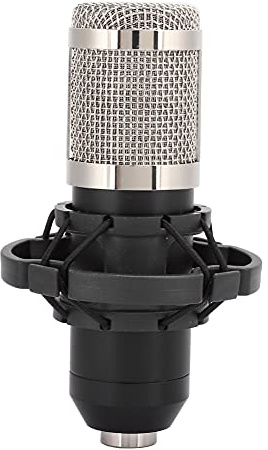 Microfono cablato, compatto e portatile, ad alta sensibilità, basso rumore, per live streaming per registrazione karaoke