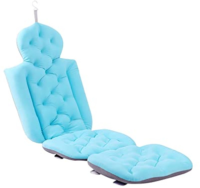 Milageto Badekissen Badekissen Kopfstütze Kissen für Badewanne SPA, Blau