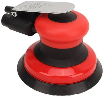 Ponceuse Orbitale Aléatoire à Air de 12,7 Cm 13 000 Tr/min, Ponceuse Pneumatique à Double Action Robuste pour Travaux de Carrosserie, Efficace et Rapide, légère.