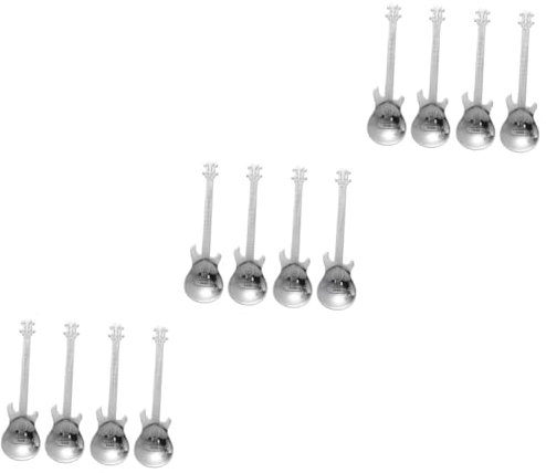 MAGICLULU 12pièces Cuillères à Café Acier Inoxydable Lot De Cuillères à Mélanger Élégantes Pour Café Thé Et Desserts Accessoires De Cuisine