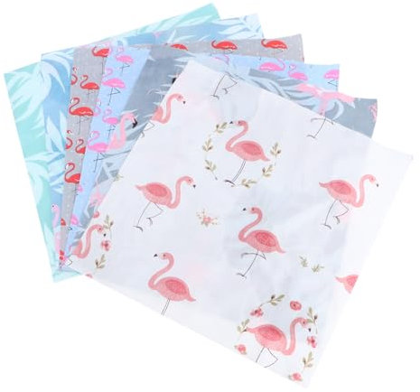 SEWACC 12 Stücke Floral Twill Druck Stoff Dekorative Hawaiian Thema Handwerk Liefert Baumwolle Material
