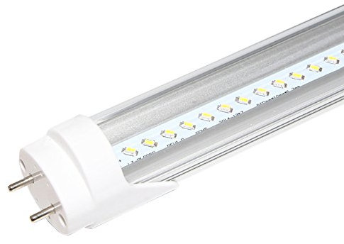 LOWENERGIE 5ft 1500 mm LED Tube Light – 12 W T8 or T12 Retrofit Replacement for Fluorescent Tubes – 6000 K Day Light White Clear – Energy Saving Lighting [Energy Class E] (6000K, Clear)