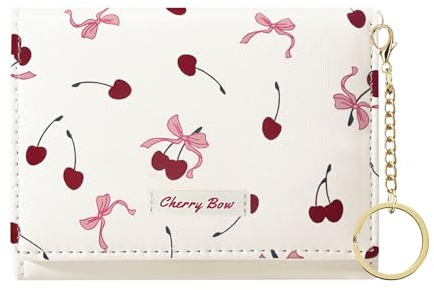 Sunwel Fashion Cute Coquette Bow Wallet with Key-chain for Women Girls