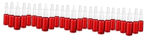 JECOMPRIS 25stücke Sprühflaschen Nachfüllbare Nasenspray Flaschen Auslaufsichere Transparente Zerstäuber Für Reise Sport Und Alltag Für Flüssigkeiten Und Ätherische Öle
