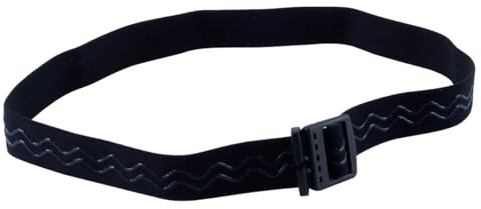 Gorise Sangle de rechange flexible pour lampe frontale, noire, compatible avec la plupart des lampes frontales, design antidérapant en silicone pour activités de plein air