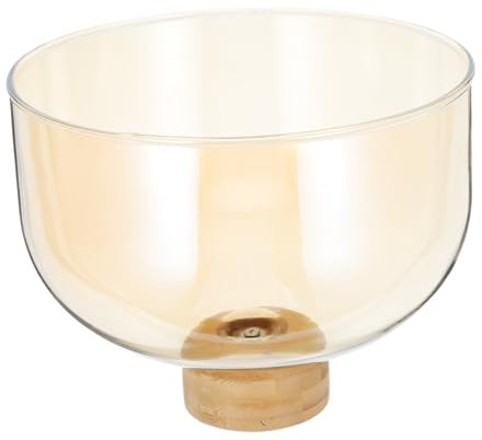 FUNOMOCYA Stylish Glass Covered Cake Plate Stand Wedding Dessert Table Display Cake Holder Dome for Indoor Outdoor Events
