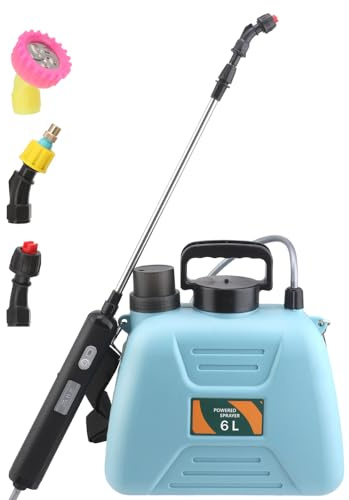 Uadme 6L Irrigatore a spalla ricaricabile Spruzzatore elettrico portatile Attrezzi agricoli Annaffiatoio Atomizzazione Bottiglia di irrigazione Spruzzatore d'acqua Spruzzatore per