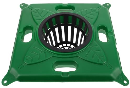 DIYEAH Jardinière Flottante Extensible pour Îlot Aquatique Pot de Fleurs Flottant en Plastique Solide Panier à Plantes Aquatiques pour Jardin d'eau Système Hydroponique Culture Étang