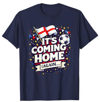 It's Coming Home Again England Football Lustiger Fußball-Fan T-Shirt