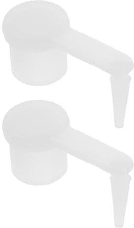 AMUSLESUR Tappo in Gomma 2 Pezzi per Viso, Accessorio Sigillatura Serbatoio Acqua Universale, Compatibile con Vaporizzatore per Uso in Salone e Estetico