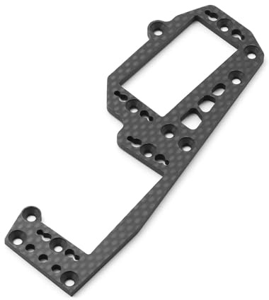 JYYTERD Accesorios Coches RC para Kyosho MP10 RC Accesorios De Piezas Modificación Actualización Automóvil Placa Montaje Servo Patrón Fibra Carbono