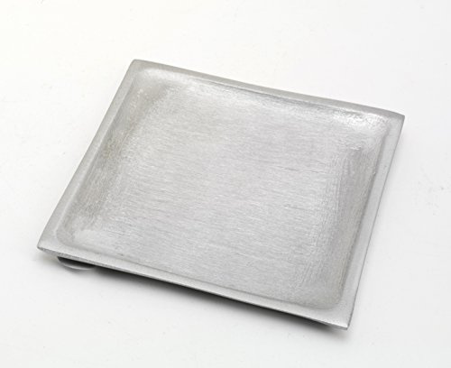 Piattino, Larghezza 11 cm, Lunghezza 11 cm, Alluminio, Soldi, ottuso, Piazza