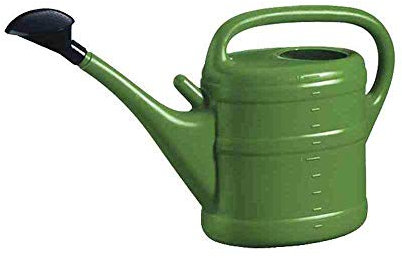 2XGarden Watering Can Green Wash Watering Cans 14L Green Rose Storage Nozzle