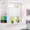 Deswell Plissee ohne Bohren Klemmfix Weiß B110 x H130 cm Plisseerollo Sonnenschutz und Sichtschutz Jalousien Easyfix Plissees Lichtdurchlässig Rollo für Fenster & Tür
