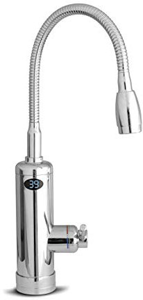 Aquadon Smart Heater Flex Head - Wasserhahn mit integriertem Durchlauferhitzer – beweglicher Aufsatz -Warmwasserhahn - Armatur - sofort Warmwasser