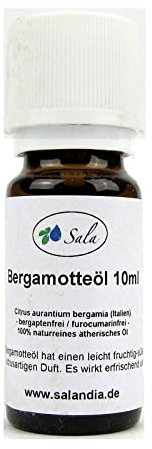 Sala Bergamotteöl furocumarinfrei bergaptenfrei ätherisches Öl naturrein (10 ml)