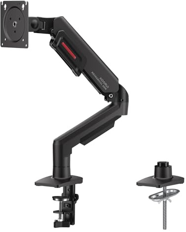 KOORUI Single Monitor Arm, Gas Spring Height Adjustable Fits 17-32, VESA