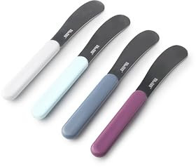 IBILI - Spatule à beurre en acier inoxydable et plastique - 14,8 cm - Couleur aléatoire