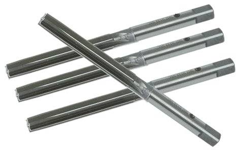 KIRANDY 5 Stück Handreibahle Hochpräzise HSS M2 6542 DIN206 GB1131 Einstellbare Reibahle Kammerreibahle Handreibahle mit geradem Schaft(ALLOY STEEL,30mm)