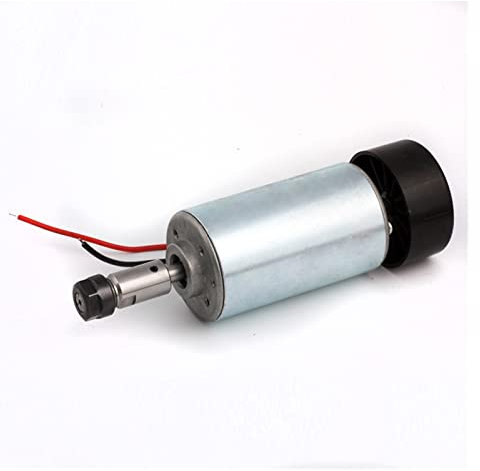 VCHICS CNC-Spindelmotor-Kit, 0. 3kw 52mm CNC. Spindelmotor 300W Spindelmotor DIY DC 12-48 CNC 30 0 W-Spindelmotor. Er11. for PCB Fräse für DIY-Gravur, CNC-Gravur, CNC-Bohren(Spindle)