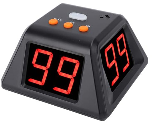 Cubo Temporizador, Cronómetro Digital Cuenta Atrás 4 Caras Segundos Cronómetro Cuenta Atrás, 3 Tiempos Preestablecidos, Decoración Privada de Poker, para Ajedrez, Juegos Mesa