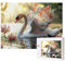 Tier Schwan Puzzle 3000 Teile Puzzles Erwachsene, Helle und farbenfrohe Puzzles, Indoor-Puzzle-Kreativspiel zur Entspannung von Erwachsenen und Erziehung oder als Geschenk I-129