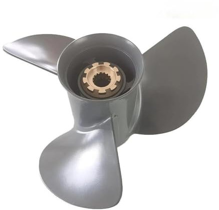 Außenbord Propeller Kit Außenbordmotor Propeller aus Aluminiumlegierung für Ho&nd&a 60-130 PS 13 1/2X15 13 1/4X17 13 3/4X17 3/8X13 1/2X14 14X11 13X19 15 Zähne(13 1-4X17)