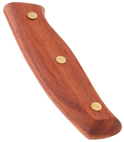 COLLBATH Solid Wood Ergonomic Replacement Handle Non-Skid Grip for Kitchen Cutters Universal Chopping Tool Accessory for Home and Professional Kitchens