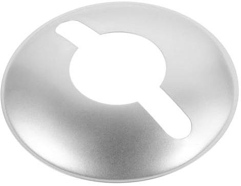Kerosin Reflektorschirm Vintage Silber, aus Blech und Zinklegierung | Petroleumlampe, Reflektierend und Stabil Brennend, Passend für Wohnraumdeko
