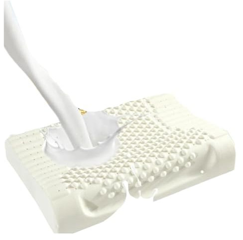 LUYSGBXR Memory Foam Kissen Memory Foam Kissen Latex Kissen Erwachsene Kissen Kern Massage Pillowcore Schlafzimmer Dekor Heimtextilien(Particle Massage,30x50cm(12x20inch))