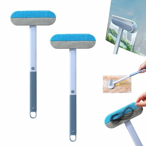Tierhaarentferner,4 in 1 Tierhaarentferner-Bürste für Katzenhaare und Hundehaare,Wiederverwendbare Fusselbürste für Kleidung, Teppich & Sofa,Fusselbürsten-Set,Hunde- und Katzenhaarentferner (2 Stück)