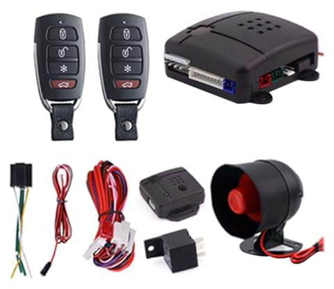 QUXVUIS Per Sistema di allarme per auto Telecomando Porta automatica Chiusura centralizzata senza chiave Camion Automotive Luce a LED Sicurezza Intelligente