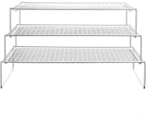 Foldable Cooling Racks, Stainless Steel Stackable 3 Tier Cooling Racks For Biscuit Cake Bread For Kitchen And Grill