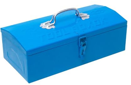 Werkzeugkiste aus Eisen für Bastelarbeiten, große Werkzeugkiste mit Griff, Mechaniker-Aufbewahrung, verschließbare Boxen