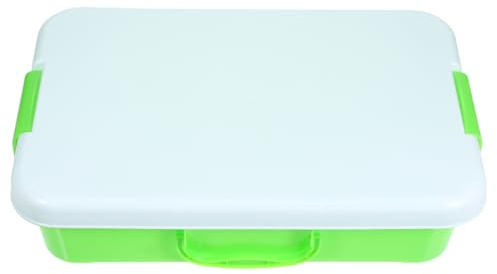 HONITANO Portable Sand Tray with Lid and Handle Small Lightweight Sand Box for Outdoor Sandbox Storage and Organized Play Wear Resistant Plastic for Activities