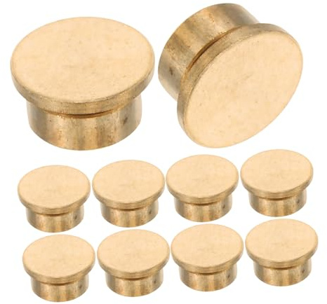 SAFIGLE 20 Piezas de Eje Giratorio de Metal Dorado para Decoración de Uñas, Rodamiento Portátil y Ligero Adecuado para Diseño de Uñas 3d en Uso Doméstico