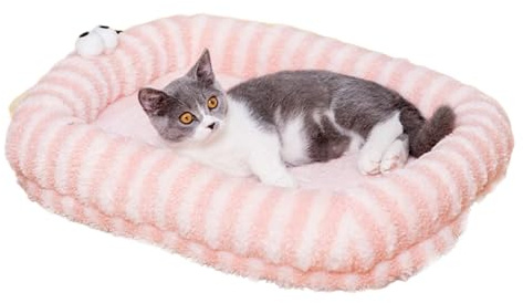 Protoence Grand Lit pour Chat - Lit D'Intérieur pour Chat Canapé Douillet pour Chien | Grande Literie Polaire pour Nuit d'hiver Chiots et Chaton,Sommeil Intérieur Extérieur Décoration Maison Chambre