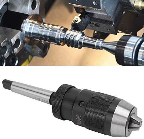 0,5-16 mm Portabrocas Sin Llave de Liberación Rápida, MT2-B16 Mandril Autoperforante, Autoaprehensible Keyless Portabrocas Taladro para Taladradora de Columna Fresadora Torno