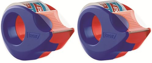 Tesafilm Mini Abroller Mit 2 Sütck Tesafilm Rollen Kristall-klar (Packung mit 2)