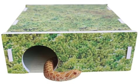 Jinymral Corn Snake Hides, Enclosure Accessories for Reptile Snake, Terrarium Habitat Shelter Decor